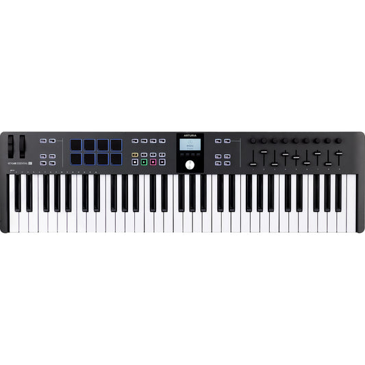 Arturia KeyLab Essentials MK3 61 Note Controller Keyboard Black