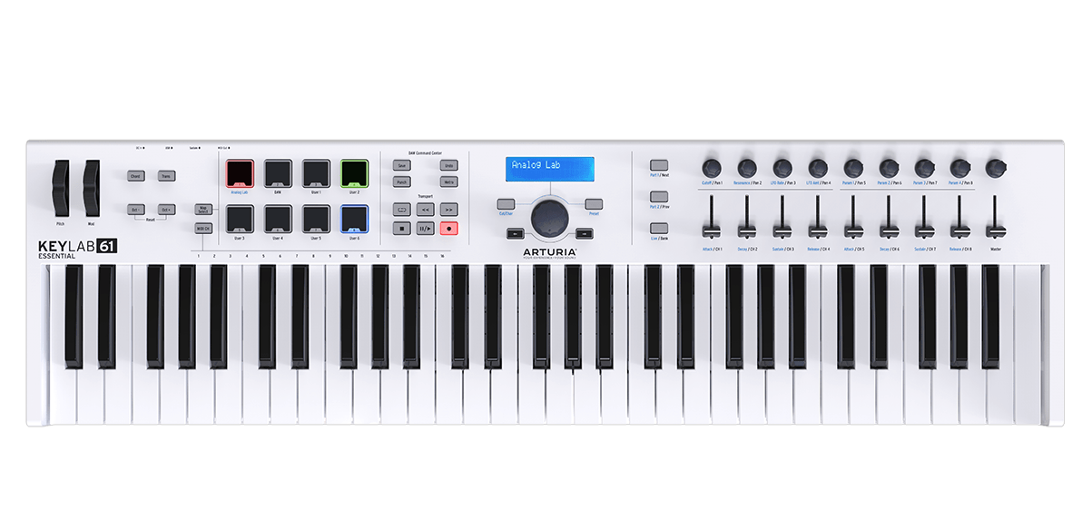 Arturia Keylab Essential 61 Note Controller Keyboard
