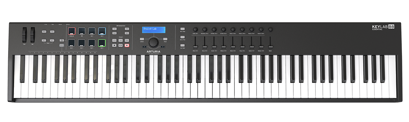 Arturia Keylab Essentials 88 Note Controller Keyboard Ltd Ed Black