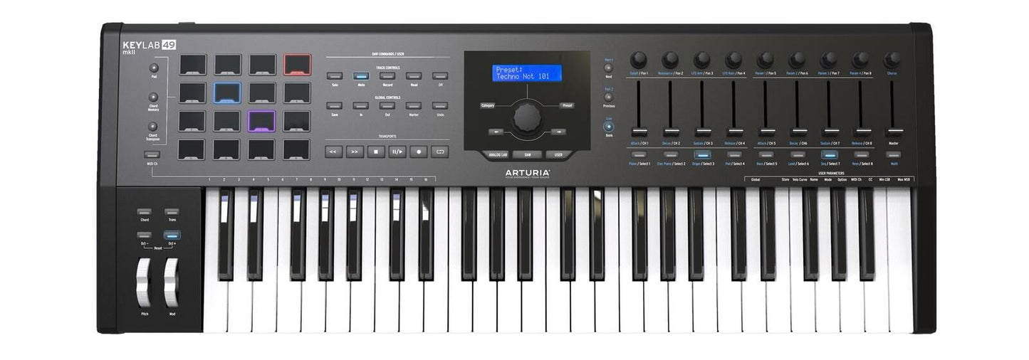 ARTURIA Keylab Mk2 49 Key Controller Black