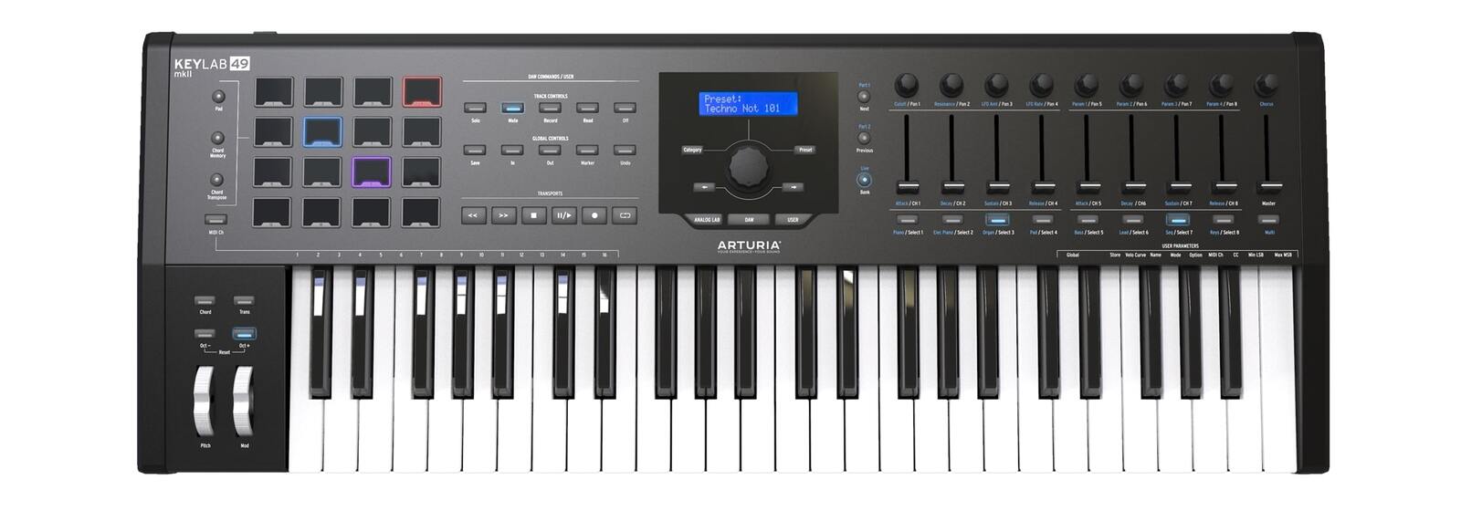 ARTURIA Keylab Mk2 49 Key Controller Black