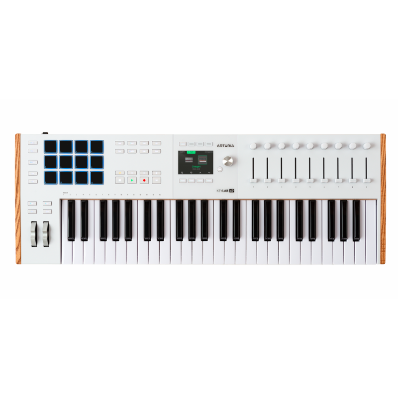 Arturia KeyLab 49 MK3 MIDI Controller with 49 Keys - White