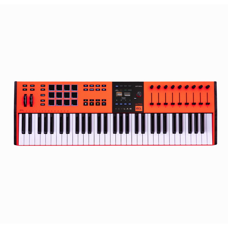 Arturia KeyLab 61 MK3 MIDI Controller - 61 Keys Ultra Orange Finish
