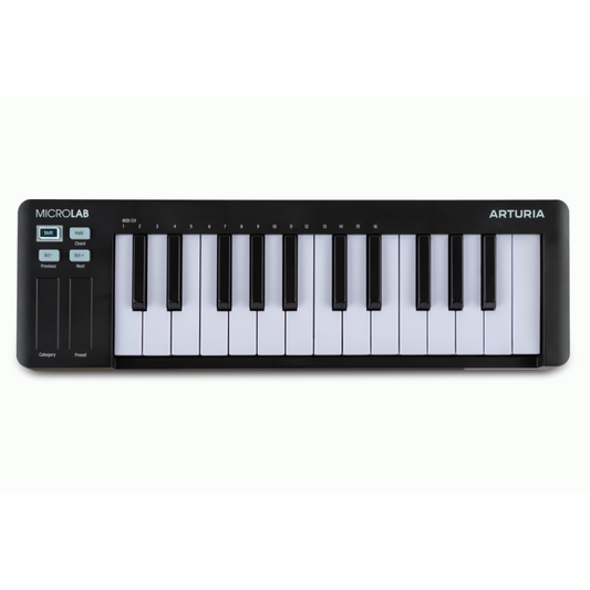 Arturia MicroLab mk3 25-Key MIDI Controller Black