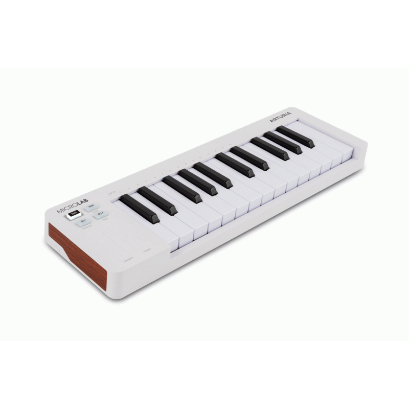 Arturia MicroLab 3 25-Key MIDI Controller White — view 3