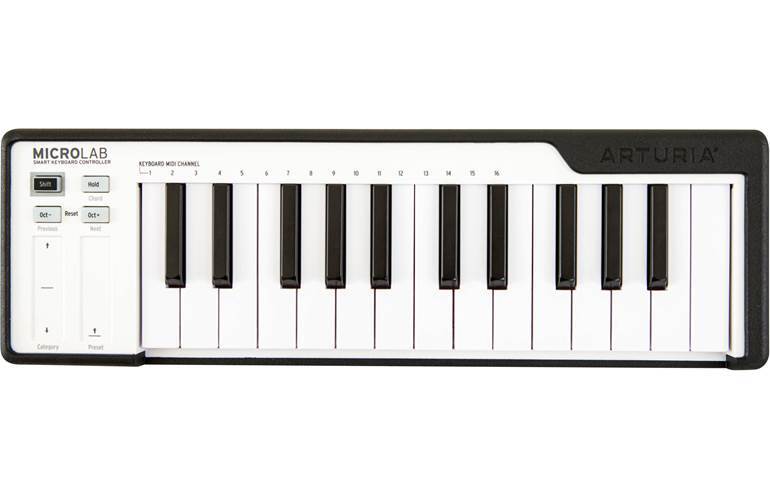 Arturia MicroLab 25 Note Controller Keyboard Black