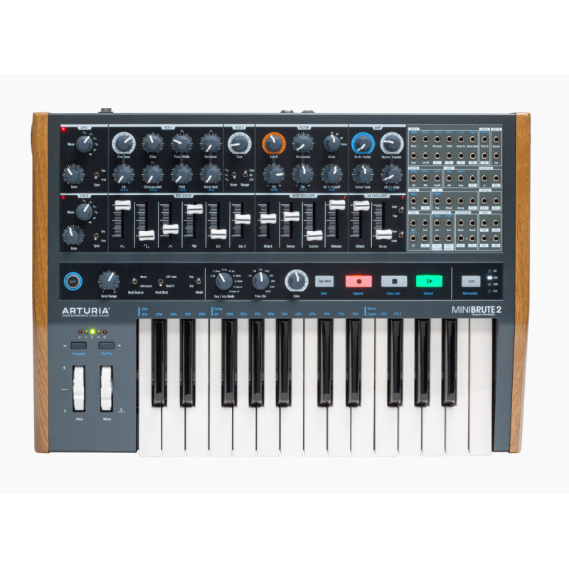 Arturia MiniBrute 2 Synth with Keyboard, Semi-Modular Architecture