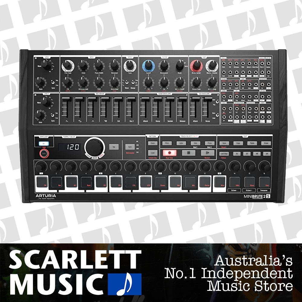 Arturia MiniBrute 2S Noir Semi Modular Sequencer — view 2