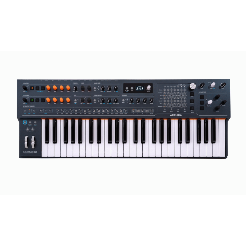 Arturia MiniFreak 49 Full Size Key Synthesizer with 49 Semi-Weighted Keys Dual Digital Engines and Analog Filters