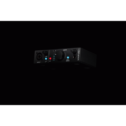Arturia MiniFuse 1 USB 2 Audio Interface 1 In/2 Out Black