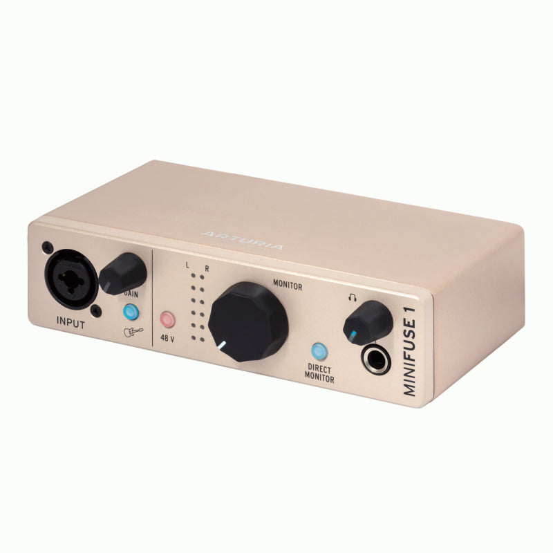 Arturia MiniFuse 1 USB Audio Interface - Limited Edition Champagne — view 2
