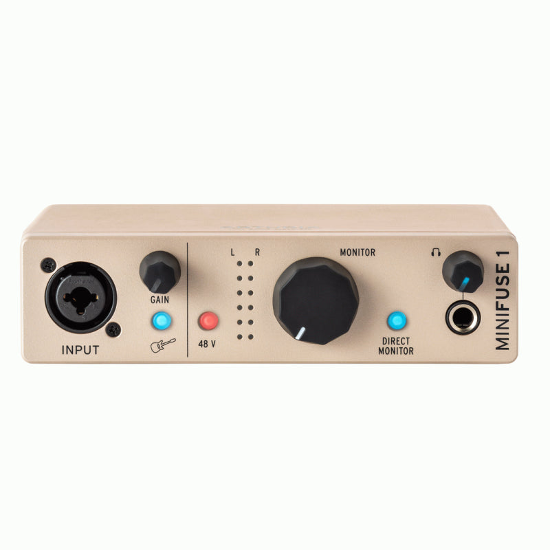 Arturia MiniFuse 1 USB Audio Interface - Limited Edition Champagne