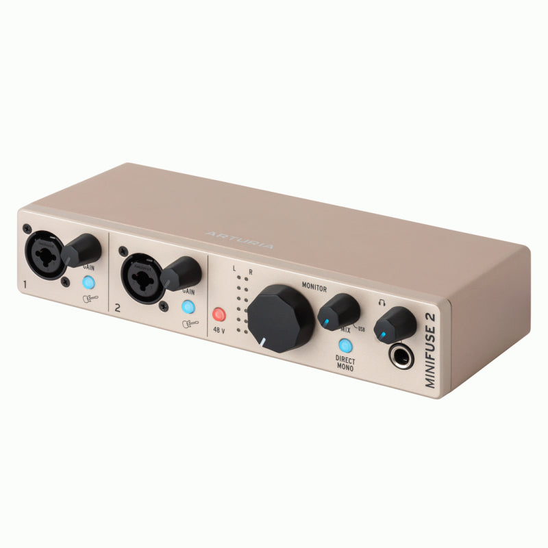 Arturia MiniFuse 2 USB Audio Interface Limited Edition Champagne — view 2