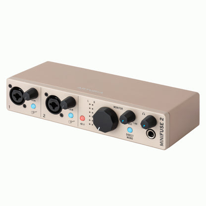 Arturia MiniFuse 2 USB Audio Interface Limited Edition Champagne — view 2