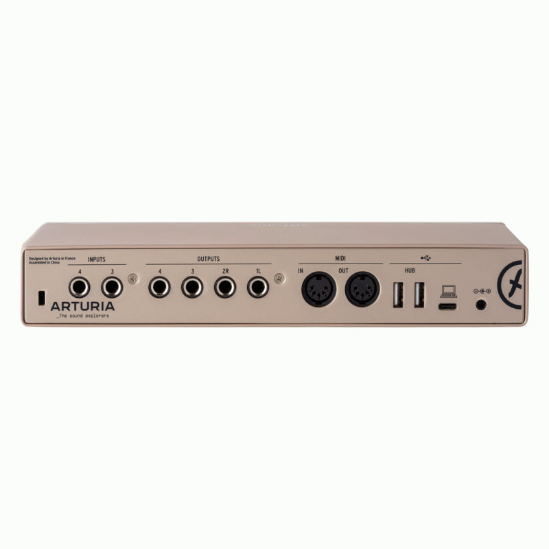 Arturia MiniFuse 4 USB Audio Interface Limited Edition Champagne — view 3