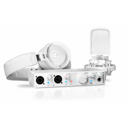 Arturia MiniFuse Recording Pack White - Audio Interface, Microphone, Headphones & Cables Included — view 6