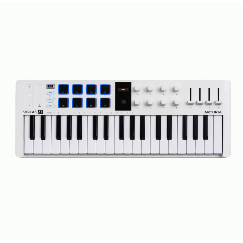 Arturia Minilab 37 Key MIDI Controller - White
