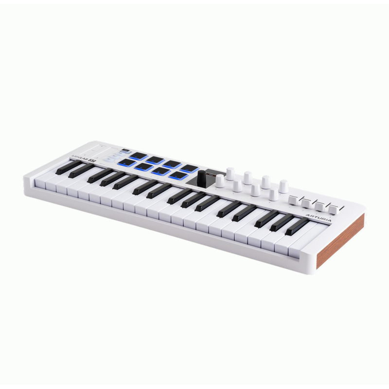 Arturia Minilab 37 Key MIDI Controller - White — view 5