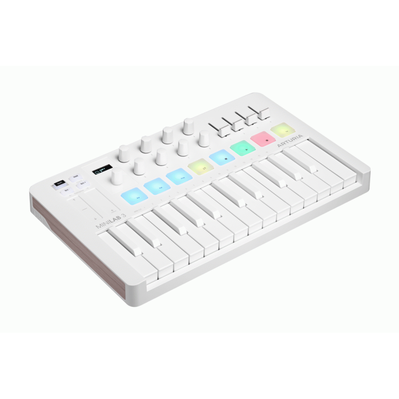 Arturia MiniLab 3 25-Key MIDI Controller Alpine White Limited Edition — view 2
