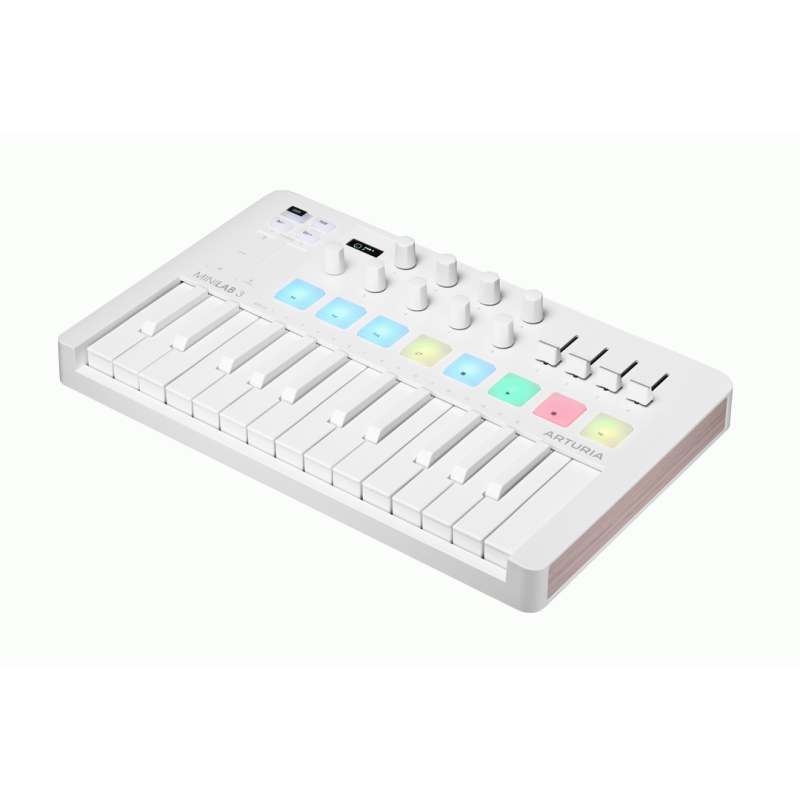 Arturia MiniLab 3 25-Key MIDI Controller Alpine White Limited Edition — view 4