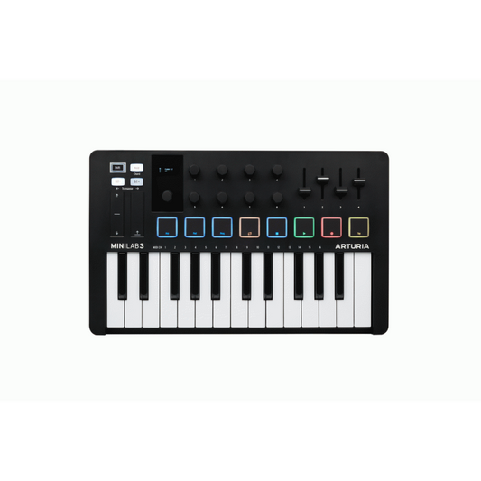Arturia MiniLab 3 25-Key MIDI Keyboard - Black