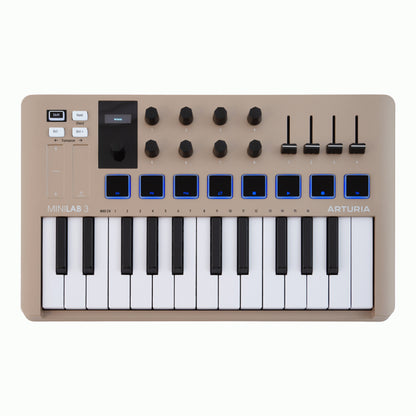 Arturia MiniLab 3 25-Key Keyboard Champagne Limited Edition