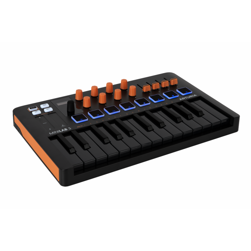 Arturia MiniLab 3 25 Note MIDI Controller Orange Limited Edition — view 4