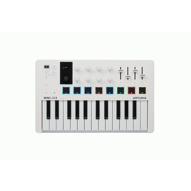 Arturia MiniLab 3 25-Key Controller Keyboard - White