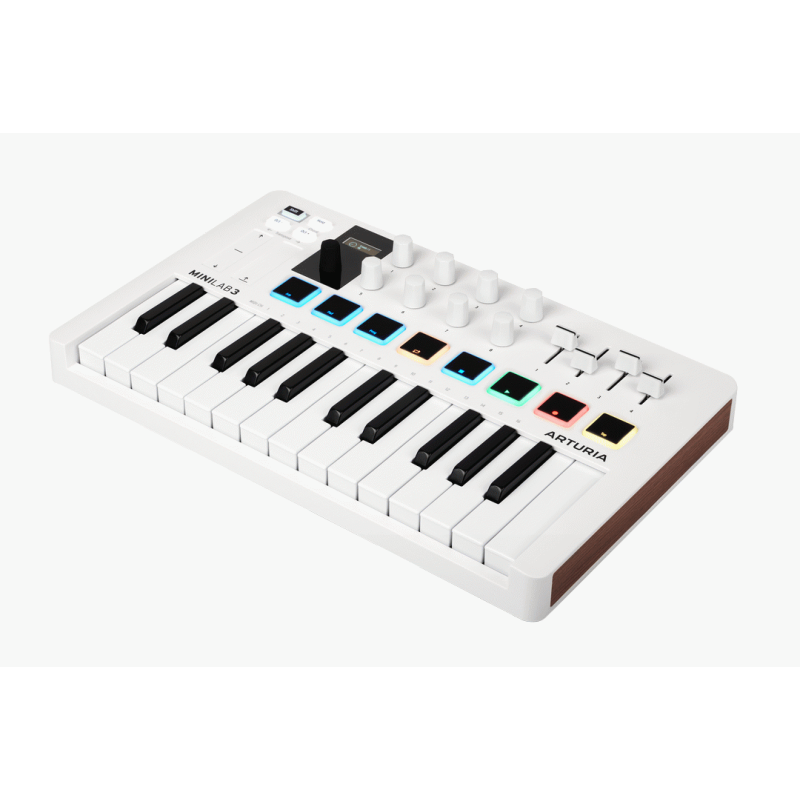 Arturia MiniLab 3 25-Key Controller Keyboard - White — view 2