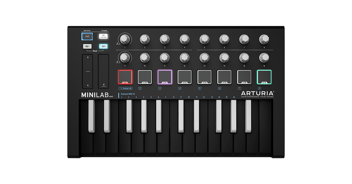 Arturia MiniLab MKII Midi Controller Inverted Ltd Ed