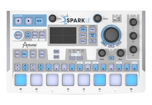 Arturia Sparkle Hybrid Drum Machine Midi Controller & Software Spark LE
