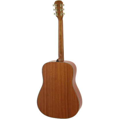 Aria 100 Series Dreadnought Acoustic Guitar Matte Tobacco Sunburst — view 2