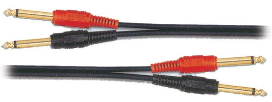 AMS AR15 005 Ft 2 X 6.3 Mono To 2 X 6.3 Mono Cable