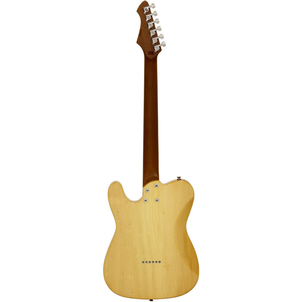 Aria 615-MK2 Nashville Electric Guitar Marble White Gloss Finish — view 2