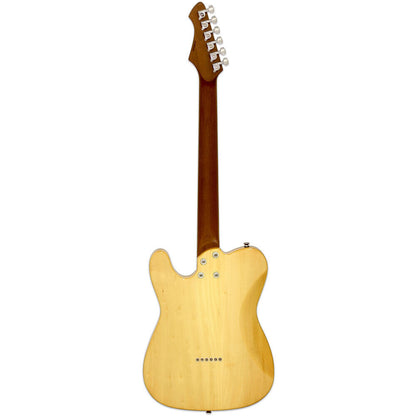Aria 615-MK2 Nashville Electric Guitar Turquoise Blue Gloss Finish — view 2