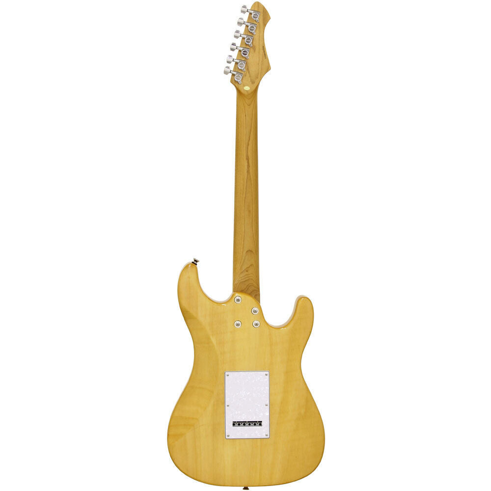 Aria 714-MK2 Fullerton Series Left Handed Electric Guitar Turquoise Blue — view 2