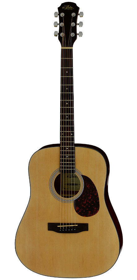 Aria ADW-01 Dreadnought Acoustic Guitar Natural Gloss Finish