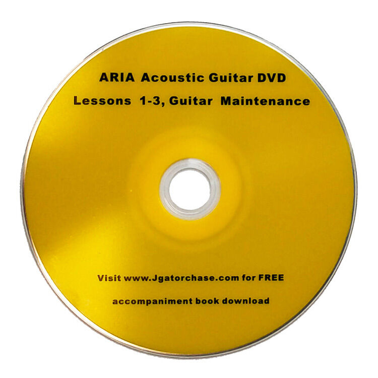 Aria Prodigy Series Acoustic Guitar Package AGPN-003 with Accessories in Black — view 4