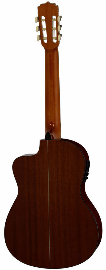 Aria AK30CETN Thin Body Acoustic/Electric Classical Guitar with Cutaway, Spruce Top, Sapele Back, AEQ-4 Preamp — view 2