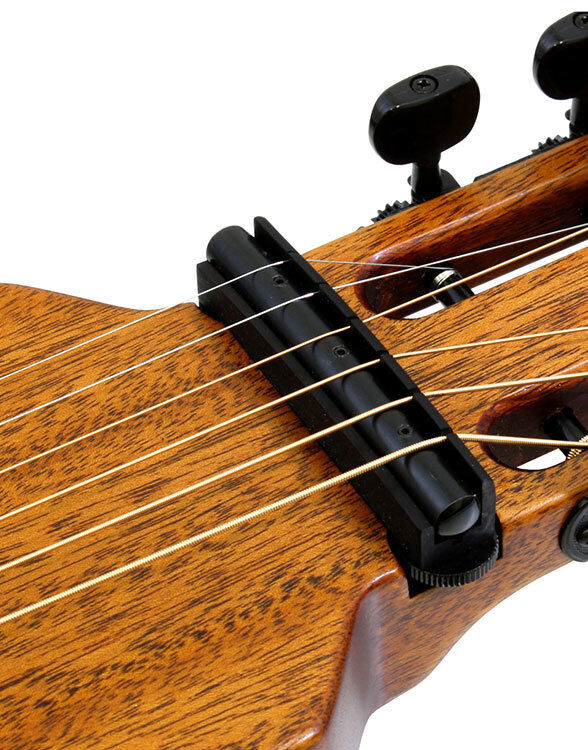 Aria Sinsonido Steel String Travel Guitar with Headphones and Accessories — view 3