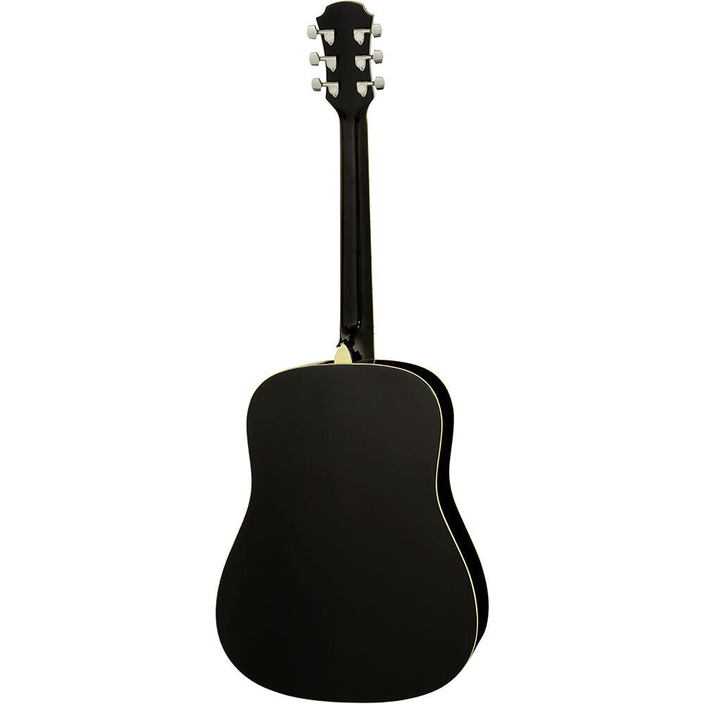 Aria AWN-15 Prodigy Series Acoustic Dreadnought Guitar - Black Gloss — view 2