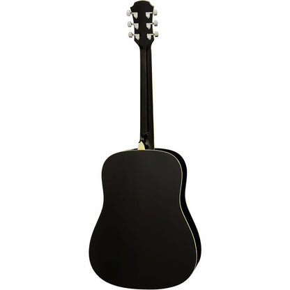 Aria AWN-15 Prodigy Series Acoustic Dreadnought Guitar - Black Gloss — view 2