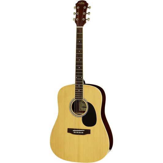 Aria AWN-15 Prodigy Series Acoustic Dreadnought Guitar Natural Gloss