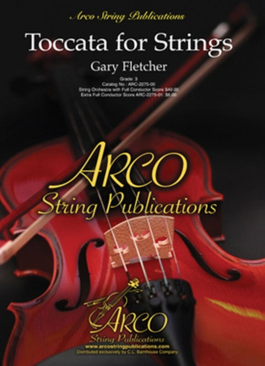 Toccata For Strings So3 Score/Parts Book
