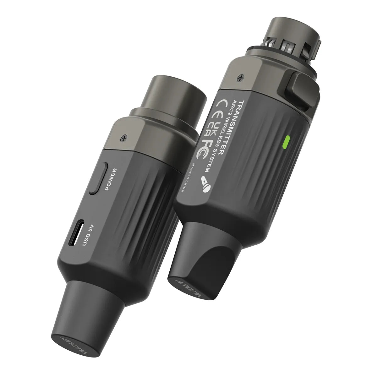 Aroma ARC2 UHF Wireless Microphone System - 7 Selectable Frequencies, USB-C Rechargeable, 30-50m Range, Up to 7 Hours Use