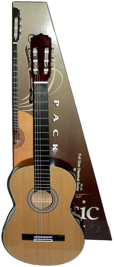 Aria AKN-15 Classical Guitar Starter Package with Tuner, Foot Stool, Music Stand, Gig Bag — view 6