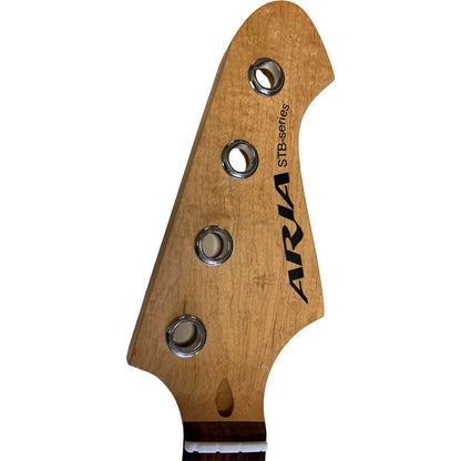 Aria STB Series Electric Bass Guitar Neck Maple with Rosewood Fretboard 21 Frets 34" Scale Length — view 4