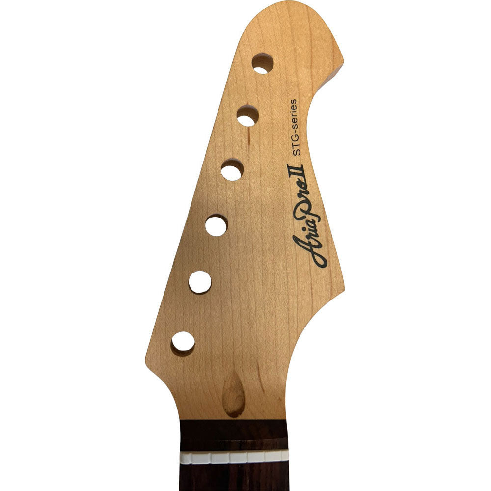 Aria Pro II Electric Guitar Neck, Maple with Rosewood Fretboard, 22 Frets, 648mm Scale Length — view 4