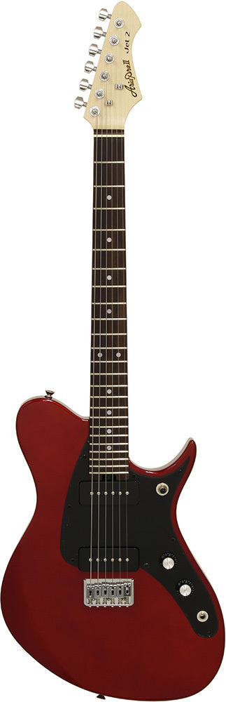 Aria J Series J-2 Solid Body Electric Guitar Candy Apple Red P90 Pickups