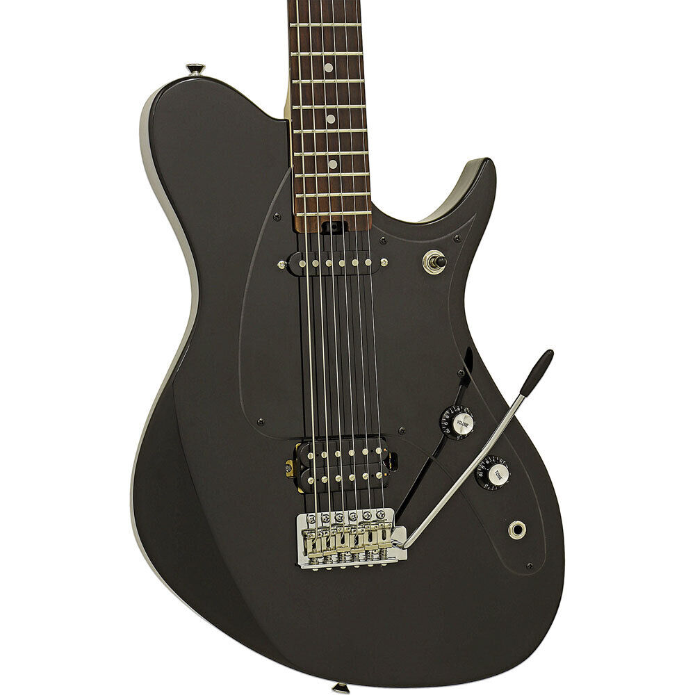 Aria Pro II J-B'Tone Baritone Electric Guitar Black Gloss 30" Scale — view 3